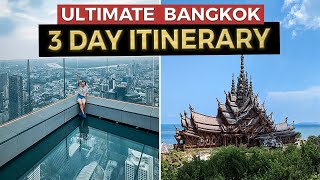 The Ultimate 3 Day BANGKOK Itinerary  Thailand Travel Guide 2024 [upl. by Annais]