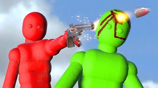 Dynamic NPCs Fight in Realistic Simulations with Active Ragdoll Physics [upl. by Shelley178]