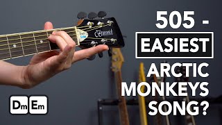 505  The EASIEST Arctic Monkeys Song to Play on Guitar [upl. by Vescuso]