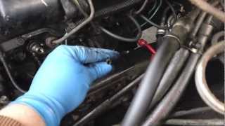 1986 chevrolet 62 diesel c30 truck oil injector and line change [upl. by Aveer]