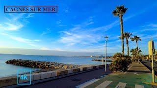 Cagnes Sur Mer January 1st 2024  Between Nice And Cannes  4k Walk Cote Dazur French Riviera [upl. by Enrahs]