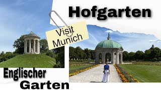 The Hofgarten amp Englischer Garten largest park in Munich  Msair [upl. by Ree]