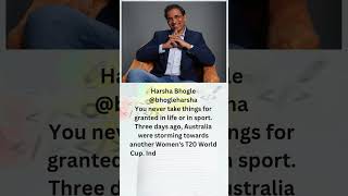 HARSHA BHOGLE ON CRICKET CLIMATE CHANGE [upl. by Yarased903]