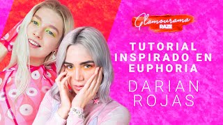 Tutorial de makeup inspirado en Euphoria con Darian Rojas  Glamourama Raze [upl. by Cattima]