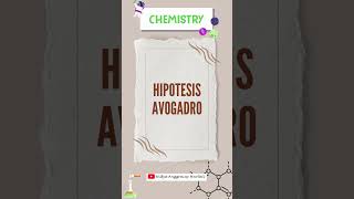 HIPOTESIS AVOGADRO shorts chemistry kimia [upl. by Timothea]