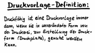 Die Druckvorlage für die Druckerei  Kurz erklärt [upl. by Aleuqahs501]