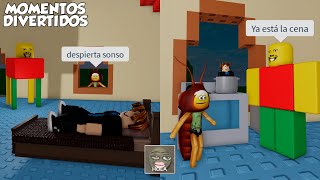 PAPÁ RARO MOMENTOS DIVERTIDOS ROBLOX WEIRD STRICT DAD [upl. by Atiuqel]