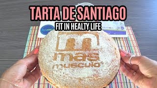 RECETA TARTA DE SANTIAGO  Fit in Healty Life [upl. by Ativoj]