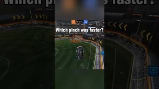 Which pinch was faster 🤔🥵JimmyrIrl rocketleague rl gaming shorts short [upl. by Siramad]