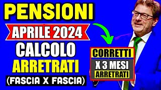 PENSIONI APRILE 👉 CALCOLO ARRETRATI IRPEF CHE VI SPETTANO ❗️VERIFICATE ORA I VOSTRI IMPORTI [upl. by Sergo601]