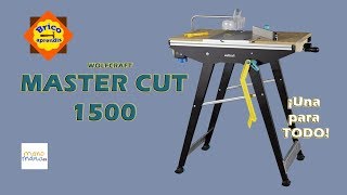 Unboxing montaje y prueba de la Mesa Master cut 1500 de Wolfcraft [upl. by Landers123]