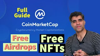 How to Earn Free Money from CoinMarketCap Crypto Airdrops How to Use it Complete Guide [upl. by Muns]