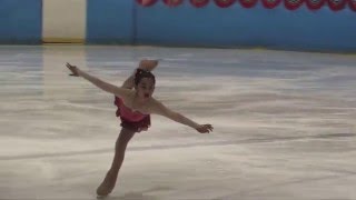 Jasmine Sthapit Pines Ice Arena Basic Skills 2016 [upl. by Nilesoy]