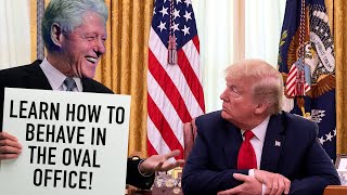 LOL Bill Clinton Lectures Trump On Conduct In Oval Office Shapiro Responds [upl. by Aymer]