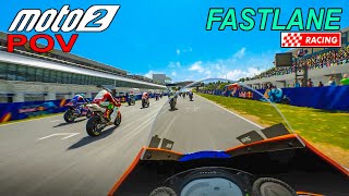 Moto2  HeartPounding Arón Canets POV in Jerez [upl. by Arimas]