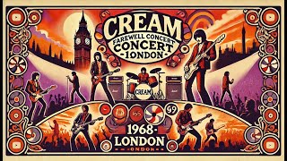 Cream  Farewell Concert  1968 Royal Albert Hall London 4K Restored amp audio remastered [upl. by Ag172]