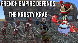 The French Empire Defends the Krusty Krab Mount amp Blade Warband  Napoleonic Wars DLC [upl. by Southworth]