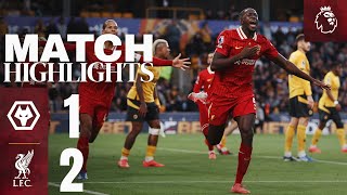 Konate amp Salah Goals In Premier League Win  Wolves 12 Liverpool  Highlights [upl. by Seagrave676]