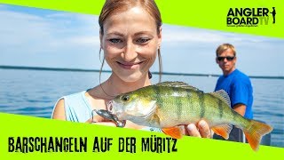 Barschangeln auf der Müritz  Bisse auf Wobbler und Topwater  Anglerboard TV [upl. by Nnylsaj]