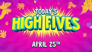 High Fives  April 25  CBC Kids [upl. by Menides]