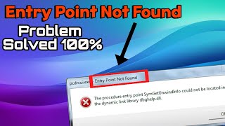 The Procedure Entry Point Not Found Dynamic Link Library  Error Fixing In Windows 10  11  7 [upl. by Milburr229]