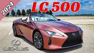 2024 Lexus LC 500 Convertible is OpenAir Perfection [upl. by Nyrac648]