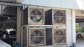 4 McQuay Ducted Air Conditioners Turns On [upl. by Remark]