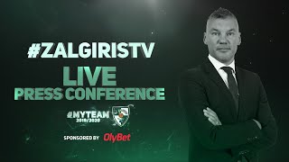 EuroLeague Žalgiris Kaunas – Olympiacos Piraeus press conference [upl. by Connors954]