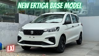 New Maruti Suzuki Ertiga Base Model Lxi  2024 Ertiga Lxi Detailed Review [upl. by Agna]