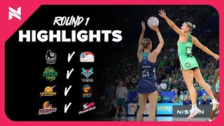 Suncorp Super Netball Highlights  Round 1 2023 [upl. by Sarad]