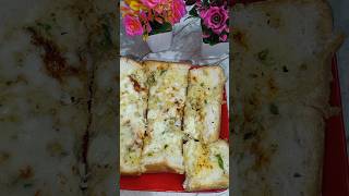 Without Oven Garlic Bread Recipe In Hindi trendingshorts viralshort explore [upl. by Kcirdez]