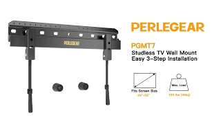 StepByStep Installation Guide for Perlegear PGMT7 Studless TV Wall Mount [upl. by Widera963]