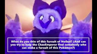 What Do You Think Of This Noibat Fursuit From Pokemon X and Y [upl. by York]