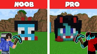 NOOB vs PRO I HIRED PEPESAN IN A BUILD BATTLE CHALLENGE in MINECRAFT [upl. by Ronnoc]