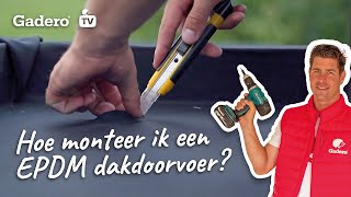 Hoe monteer ik een EPDM dakdoorvoer Ontdek het in 2 stappen [upl. by Aicile927]