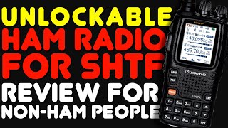 SHTF Ham Radio Wouxun KGUV9PX Amateur Radio HT  Unlockable Ham Radio Perfect For World War III [upl. by Aix]