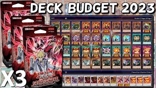 💸DECK BUDGET X3 DRAGON ROUGE ARCHDÉMON  COMBOS 2023  DECK DE STRUCTURE  LE ROI CRAMOISI [upl. by Akehsyt]