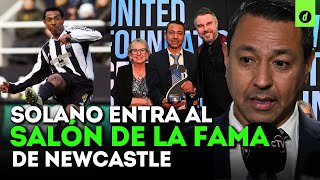 Este fue el DISCURSO de NOLBERTO SOLANO ingresar al SALÓN DE LA FAMA del NEWCASTLE  Depor [upl. by Leirvag]