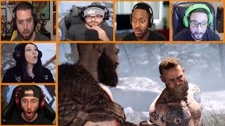 Lets Players Reaction To The Stranger Displaying His Strength  God Of War PS4 [upl. by Ayna]