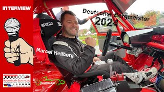 Interview  Marcel Hellberg  Bergrennen Mickhausen 2024  Deutscher Bergmeister  VW Brügge Golf 8V [upl. by Aniraad]