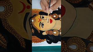 Artists way of celebrating navratri day 3 chandraghanta mataartpaintingdurgapujanavratrishorts [upl. by Leisha621]