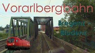 Führerstandsmitfahrt Vorarlbergbahn Bregenz  Bludenz HD  Cab Ride  ÖBB 1116 [upl. by Nwatna]