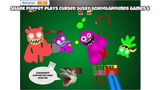 SB Movie Shark Puppet plays Cursed Sussy Schoolgrounds Games 6 [upl. by Ecyarg]