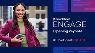 Smartsheet ENGAGE 2024 in Seattle opening keynote [upl. by Nnylear]