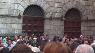 Preparation and practice before Palio di Siena [upl. by Retsek506]