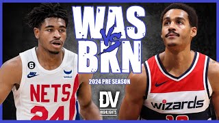 Washington Wizards vs Brooklyn Nets Full Game Highlights  October 14 2024 [upl. by Haliak]