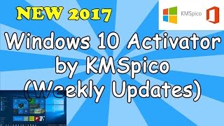 How To Activate Windows 10 In 3 Minutes Using KMSpico Activator For Free NEW 2017  100 Working [upl. by Lichtenfeld964]