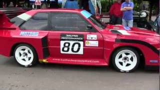 Keith Edwards Audi Sport Quattro at Shelsley Walsh 7th 8th May 2011 [upl. by Haroldson]