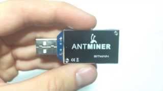 Unboxing First Look And Discussion Of The AntMiner U1 ASIC USB Bitcoin Miner [upl. by Aimak440]