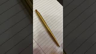 Parker Classic Gold Pen review 👍 [upl. by Elleimac]